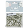 12-1.8mm Glass Seed Beads, Metallic Silver- 30g- Sullivans