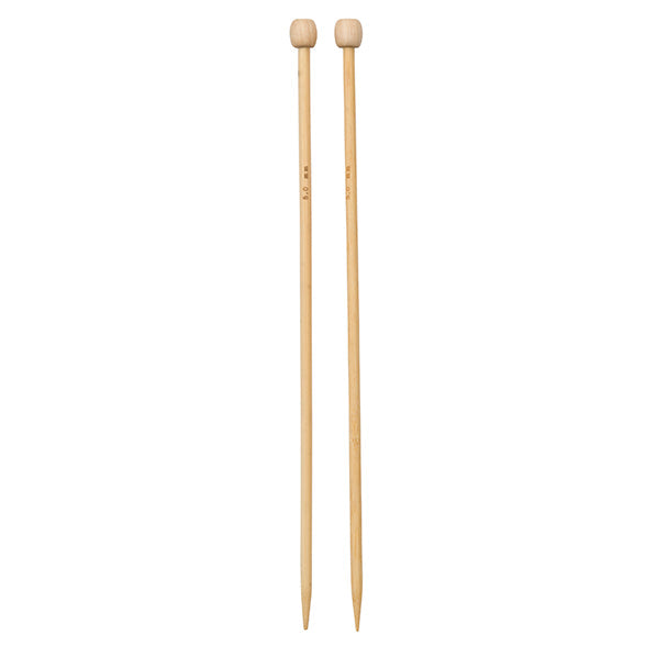 Bamboo Knitting Needles 25cm