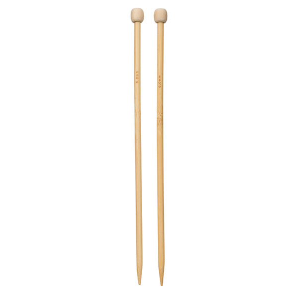 Bamboo Knitting Needles 25cm