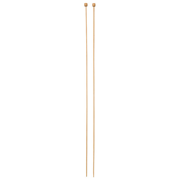 Knitting Needles - 35cm length - sizes 15.00mm & 20.00mm - Bamboo