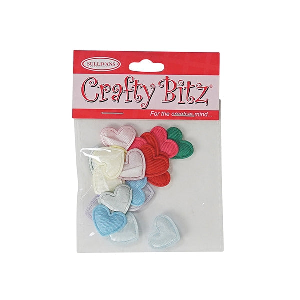 Sullivans Crafty Bitz, Heart- 20pk