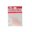 Crafty Bitz Pearls, Pink Heart Size 10mm- 30pk