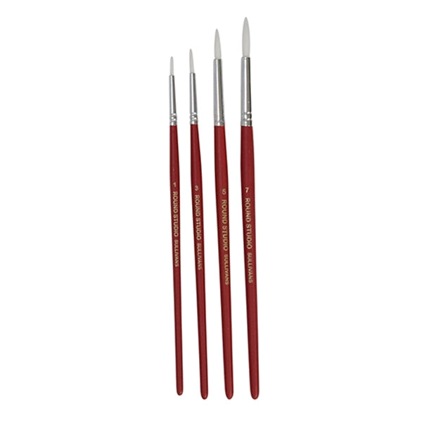 Sullivans Super Value Round Paintbrush, Size 1,5,7,3- 4pk