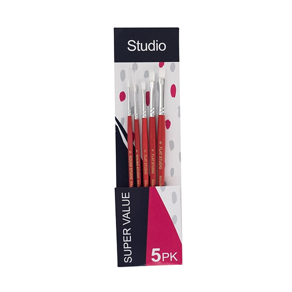 Sullivans Super Value Paintbrush, Assorted- 5pk