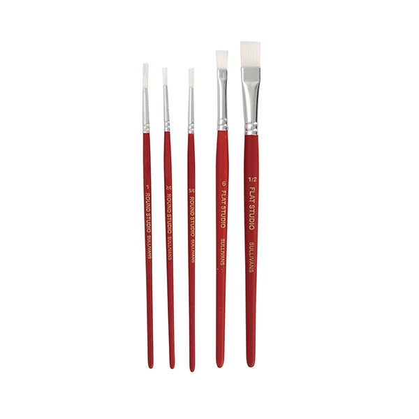 Sullivans Super Value Paintbrush, Assorted- 5pk