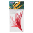 Emu Feathers, Red- 25pc