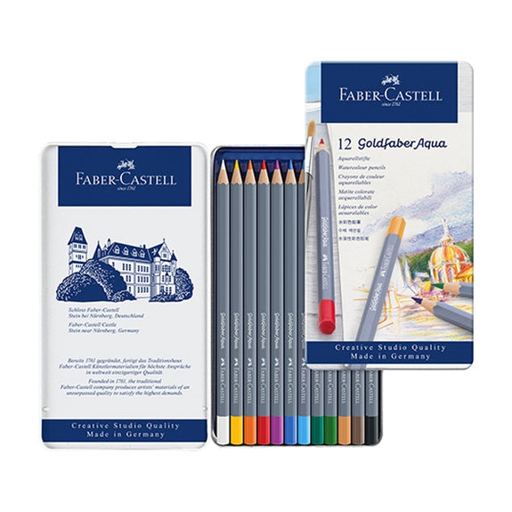 Faber-Castell : Goldfaber : Coloured Pencil : Metal Tin Set of 48 - Faber- Castell : Goldfaber - Faber-Castell - Brands