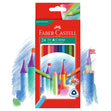Faber-Castell Tri Colour Pencil with Sharpener, Assorted- 24pk