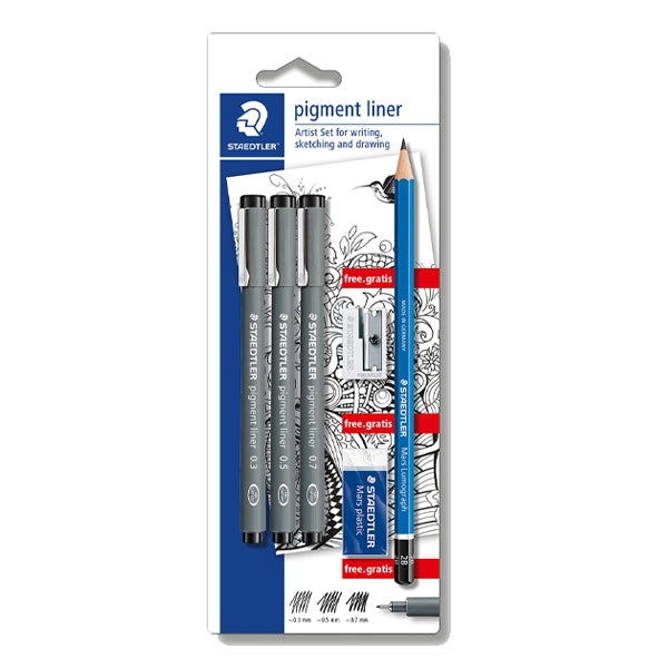 Staedtler 308 Pigment Liner Artist Set