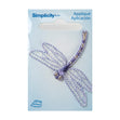 Simplicity Iron On Applique, Dragonfly Lavender