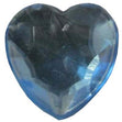 Sullivans Confetti, Blue Crystal Heart- 50pcs