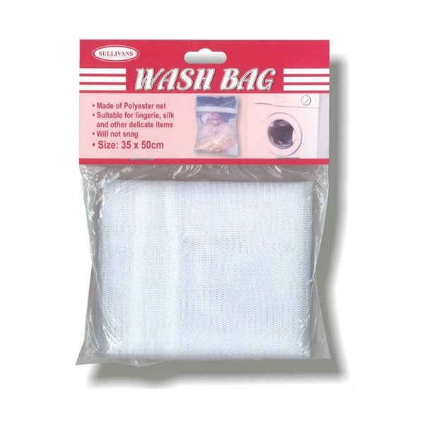 Sullivans Wash Bag, White- 35 cm x 50 cm