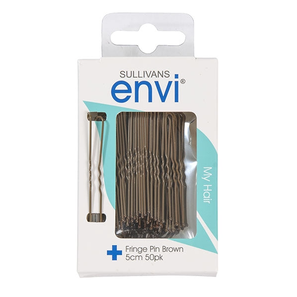 Fringe Pins, Brown 5cm - 50pk - Envi