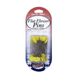 Sullivans Quilters Flat Flower Pins, Silver / Yellow- 32 / 50 mm