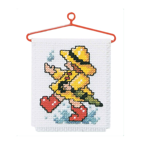 Sullivans Cross Stitch, Girl In Raincoat