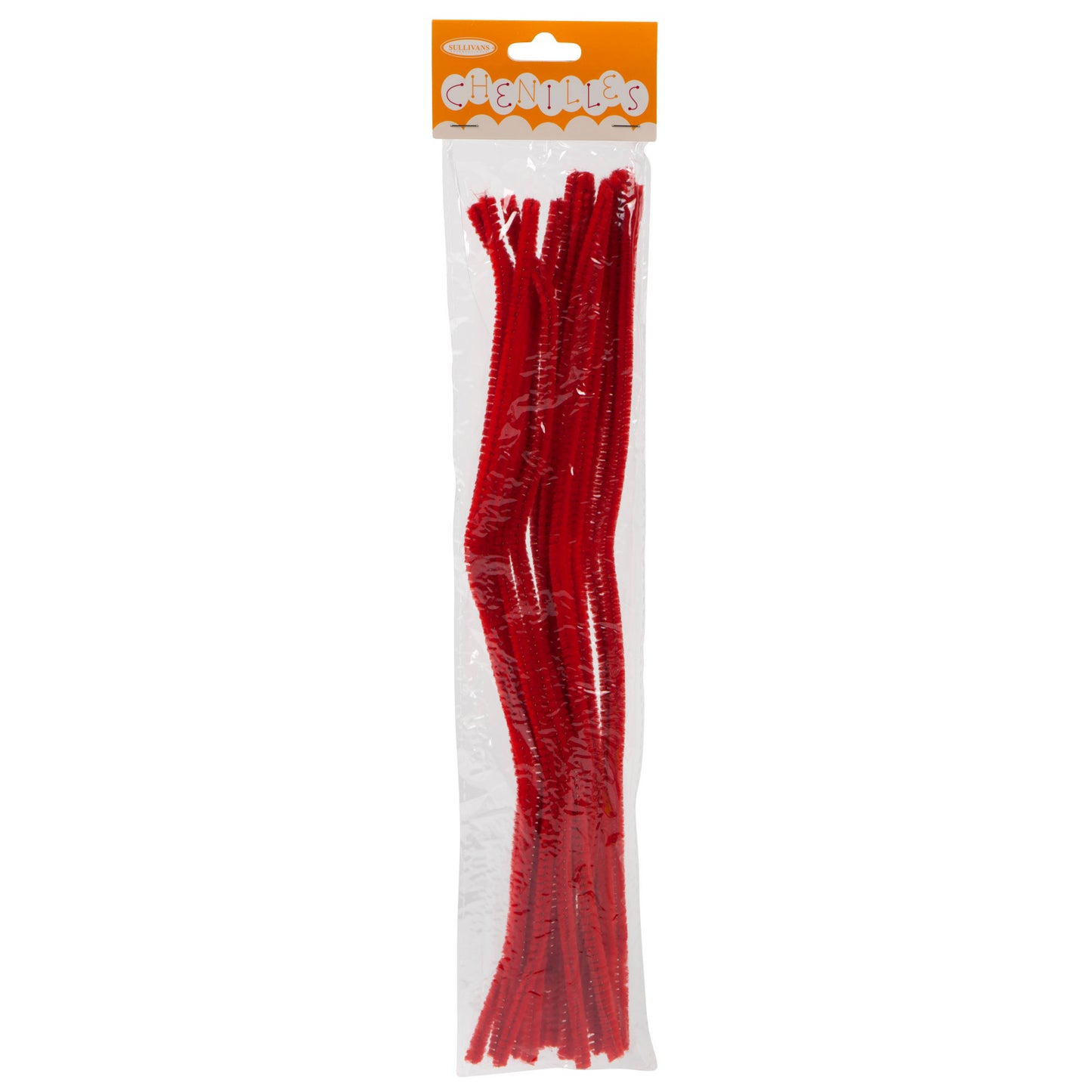 Sullivans Chenilles 18pk, Red- 6mm