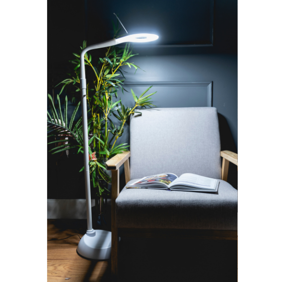 LED Floor Lamp Magnifier