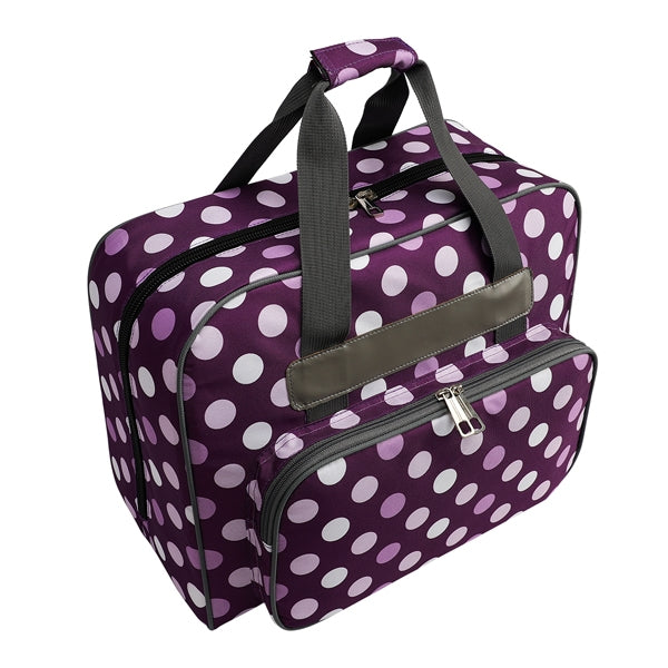 Sewing Machine Bag, Purple Dot – Lincraft