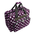Sewing Machine Bag, Purple Dot
