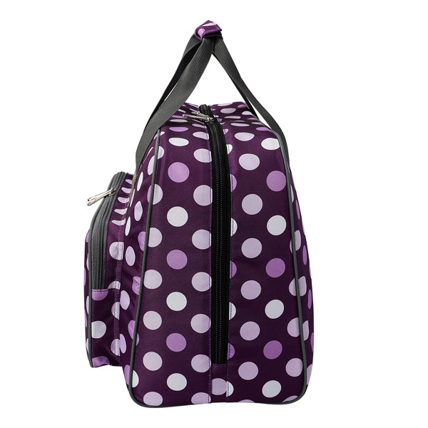 Sewing Machine Bag, Purple Dot