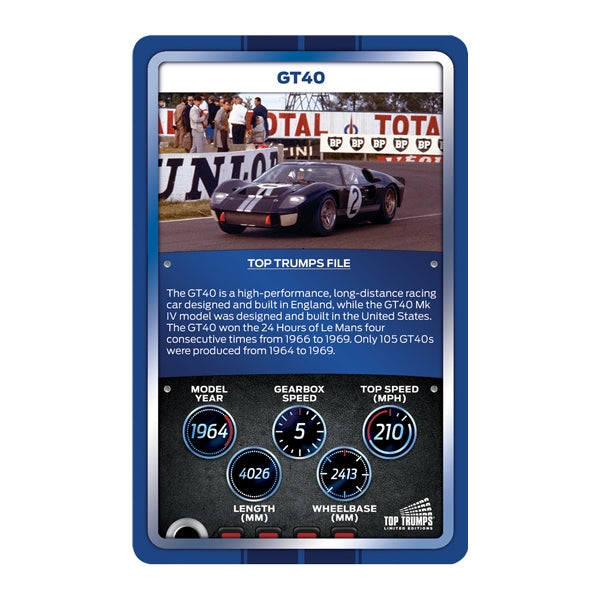 Top Trumps Cards, Ford