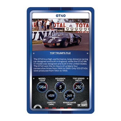 Top Trumps Cards, Ford