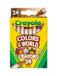 Crayola Colours of the World Crayon- 24pc
