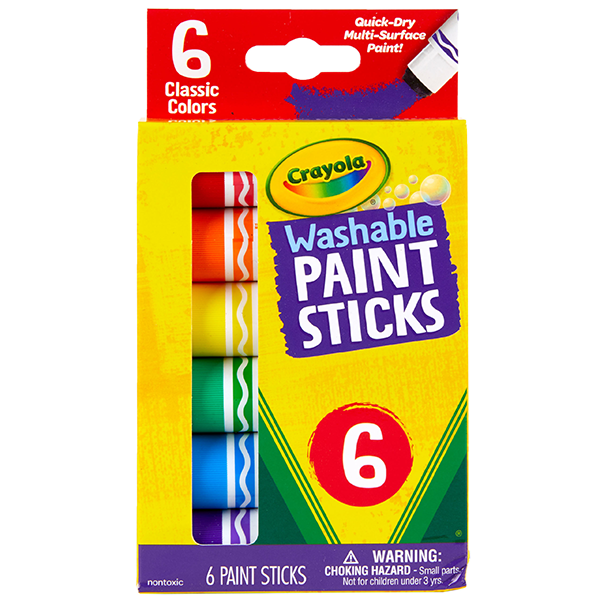 Crayola Washable Paint Sticks- 6pk