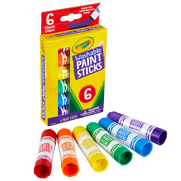 Crayola Washable Paint Sticks- 6pk