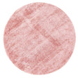 Brendon Pink Shaggy Round Rug