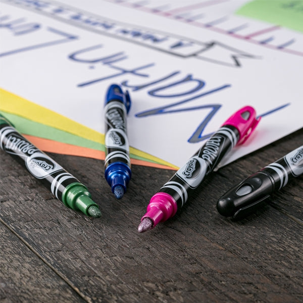 Crayola Project Metallic Outline Markers- 4pk