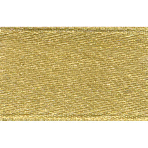 Double Sided Satin Ribbon, Aussie Gold- 15mm x 4m