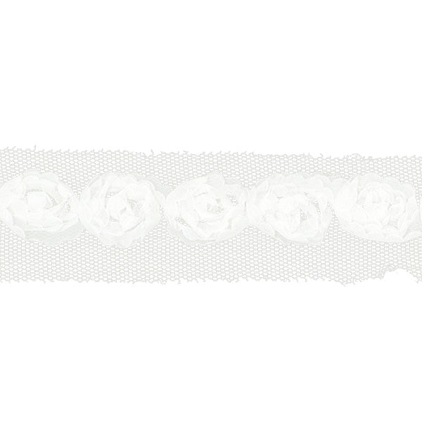 Sullivans Trim Rose, Cream- 25 mm