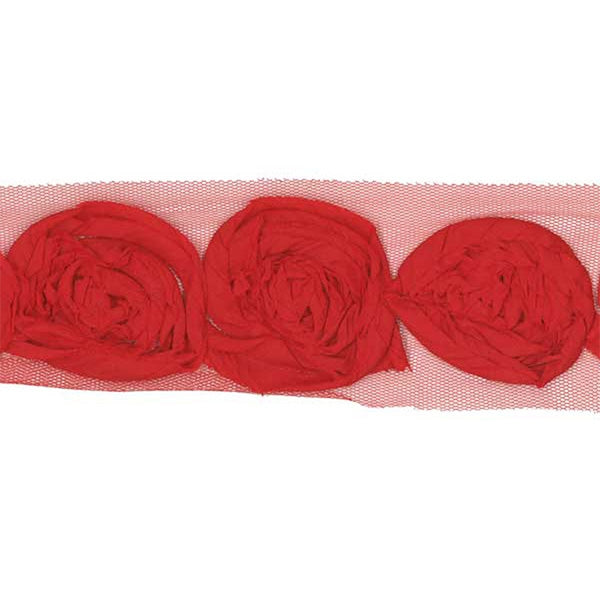 Sullivans Trim Rose, Red- 45 mm