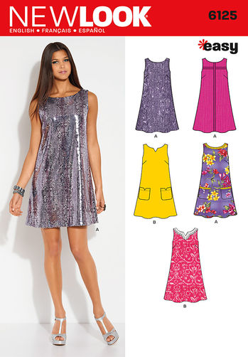 Newlook Pattern 6125 Misses' Dress