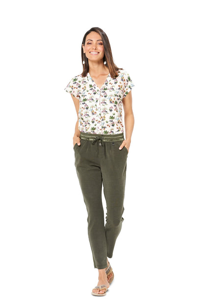 Burda Pattern 6326 Misses' shirt with v neck