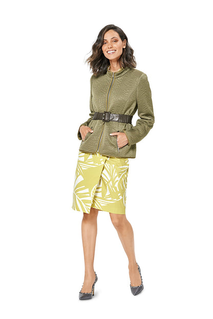 Burda Pattern 6337 Misses' quilted jacket