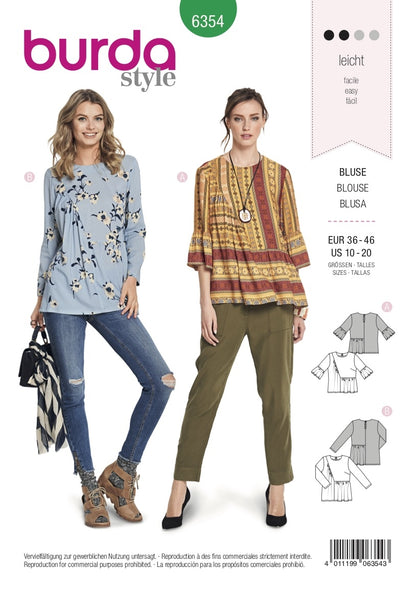 Burda Pattern B6354 (10-20)