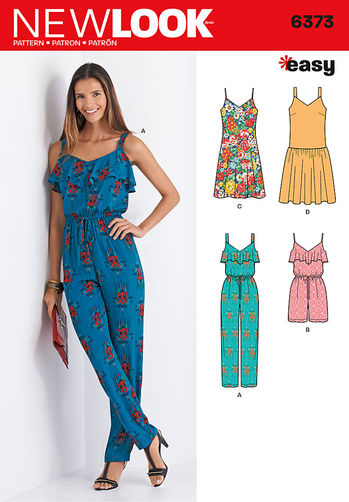 Newlook Pattern 6292 Misses' Tunic or Top and Pull-on Pants