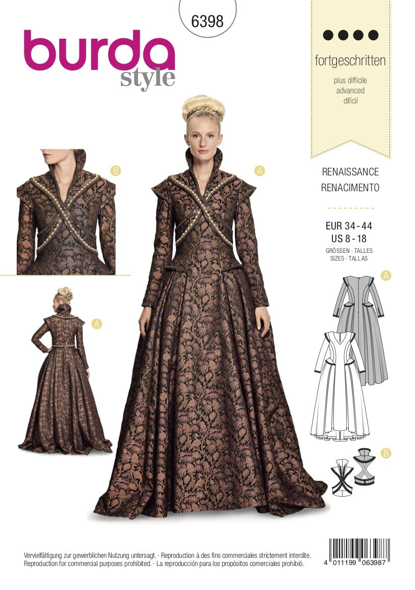 Burda Pattern B6398 (8-18)