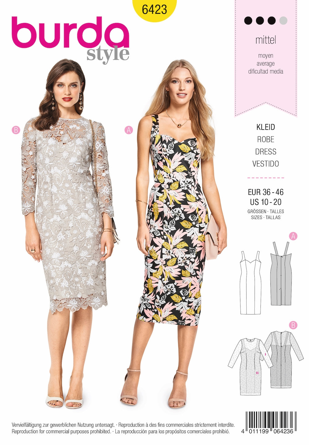 Burda Pattern 6423 (10-20)