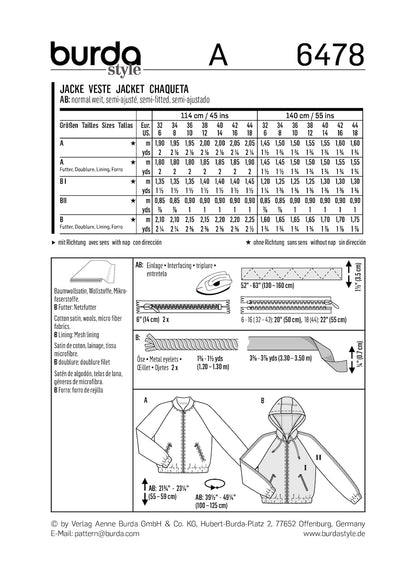 Burda Pattern 6478 (6-18)