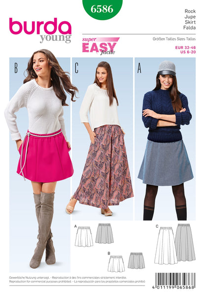 Burda Pattern 6586 (6-20)