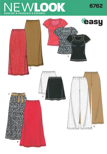 Newlook Pattern 6573 Misses' Dress and Wrap