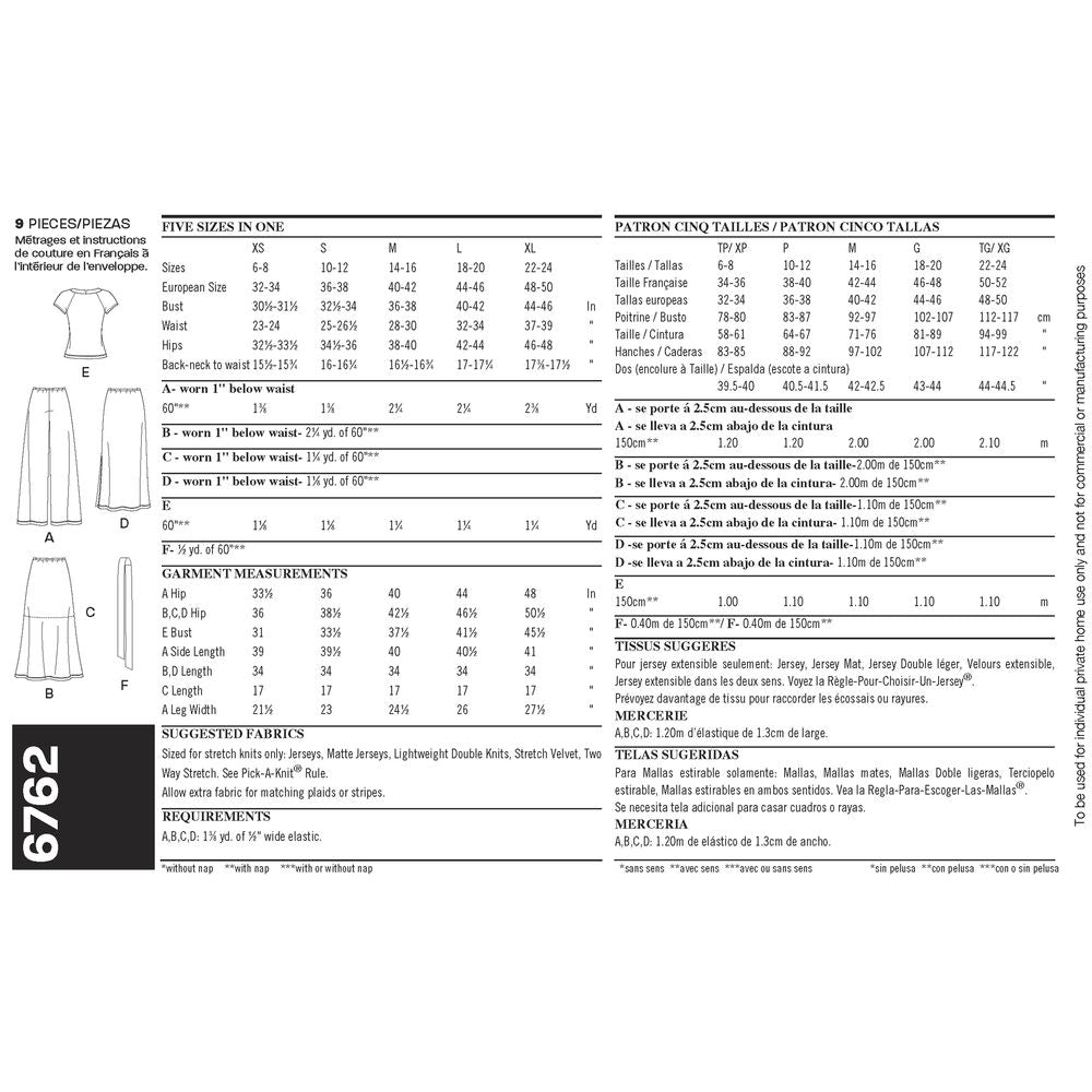 Newlook Pattern 6573 Misses' Dress and Wrap