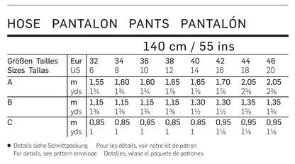 Burda Pattern 6938 (6-20)