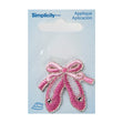 Simplicity Iron On Applique, Ballet Slippers