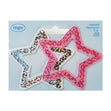Simplicity Iron On Appliques, Sequin Stars- 2pc