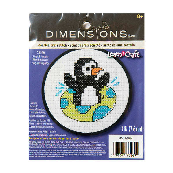 Simplicity Stitch Kit, Playful Penguin- 7.6cm