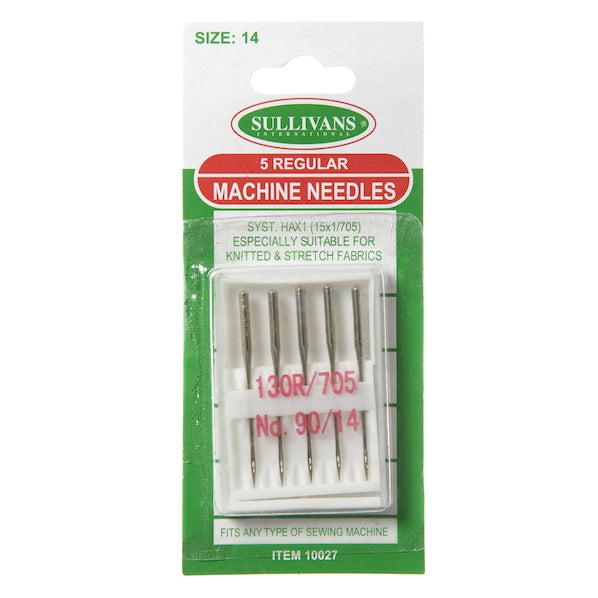 Sullivans Regular Machine Needles- Size 14